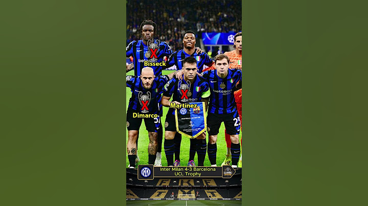 Inter Milan 4-3 Barcelona ucl 2025 Semi Finals | UCL Trophy