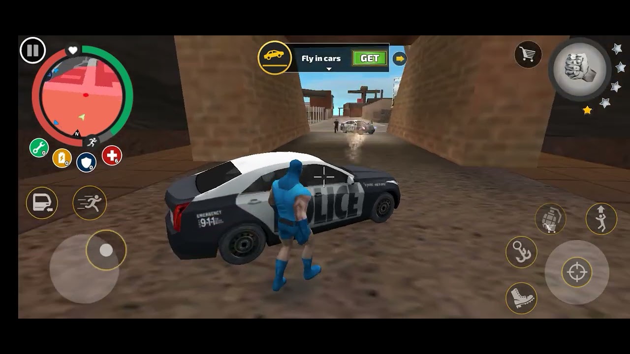 Exploring SECRET LOCATION In ROPE HERO VICE TOWN Game