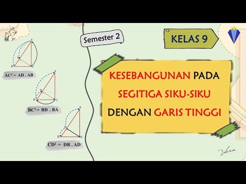 6 SIMILARITY IN RIGHT TRIANGLES WITH ALTITUDES - GRADE 9 MIDDLE SCHOOL