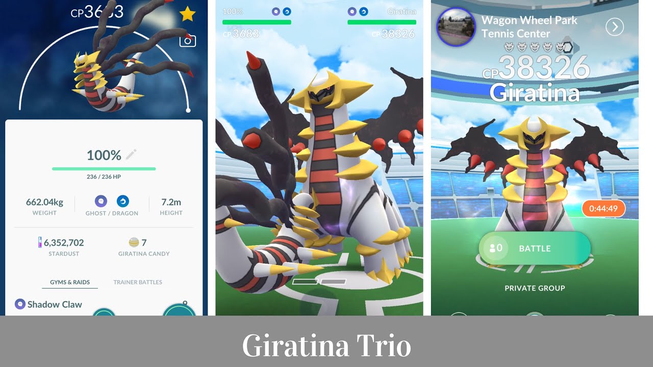 Altered Forme Giratina Shiny Comparison : r/TheSilphRoad