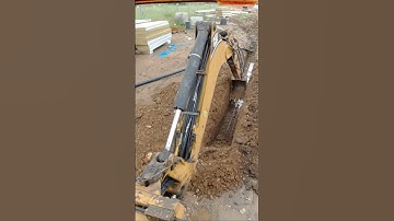 Pro operator does straight trench