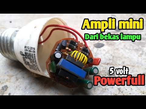  cara membuat ampli mini  dari lampu bekas YouTube