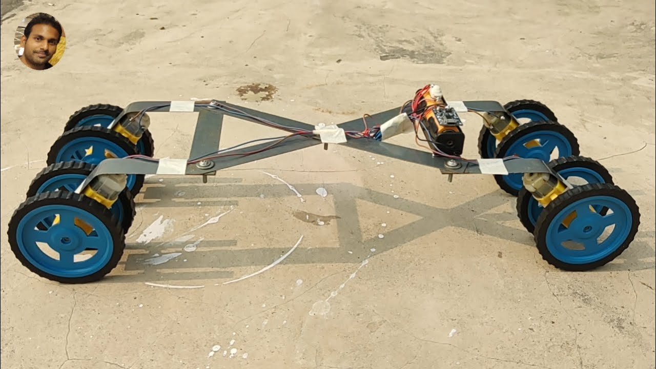 Diy new Experiment powerfull robotic gadi YouTube