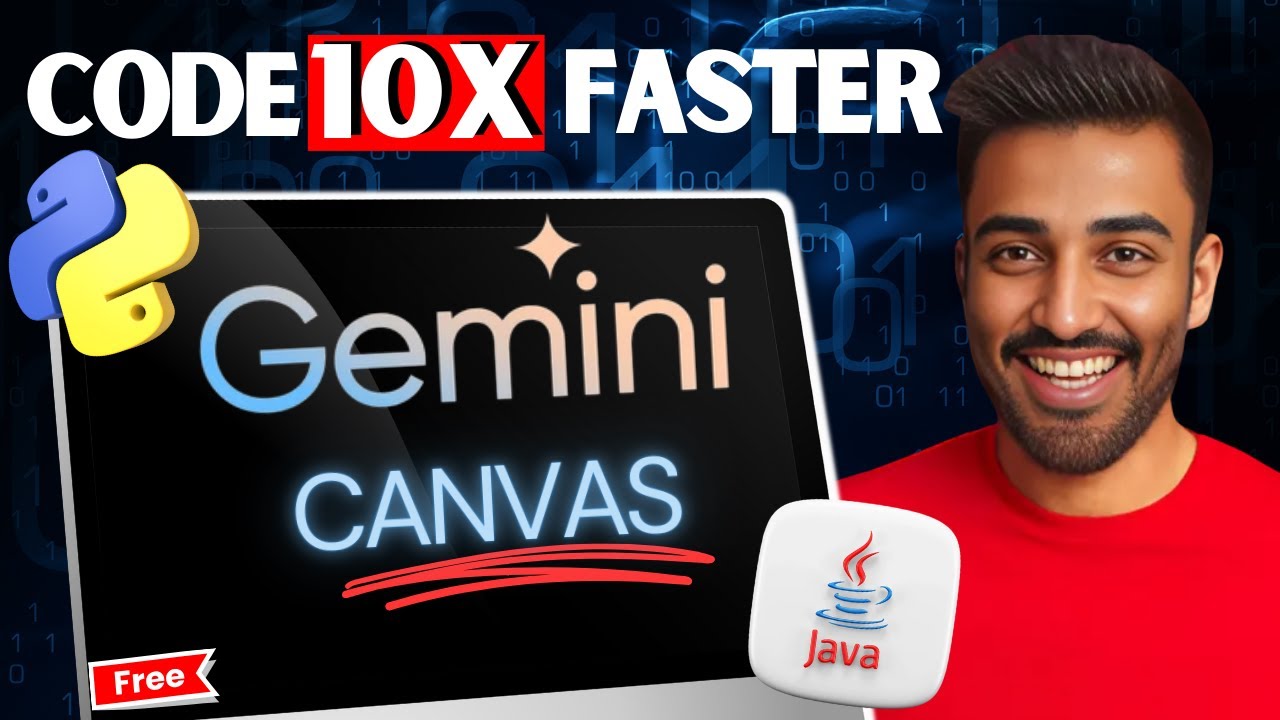 Google Gemini Canvas Just Made AI Coding 10x Faster (FREE) - YouTube
