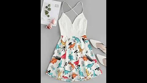western summer dresses/beautiful summer dress for girl's #shorts #youtubeshorts