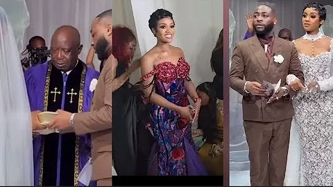 Davido & Chioma pastor shade Sofia Momodu during their wedding VOWS #chivido2025 #davido #chefchi 