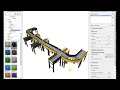 Curve conveyor design and renderings in keyshotby cadx