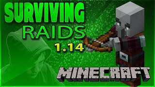 Minecraft 1.14 Trigger a Raid from start to finish