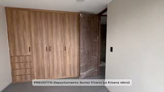 PREVENTA Departamento Santa Maria la Ribera 46m2 1R 1B 1E