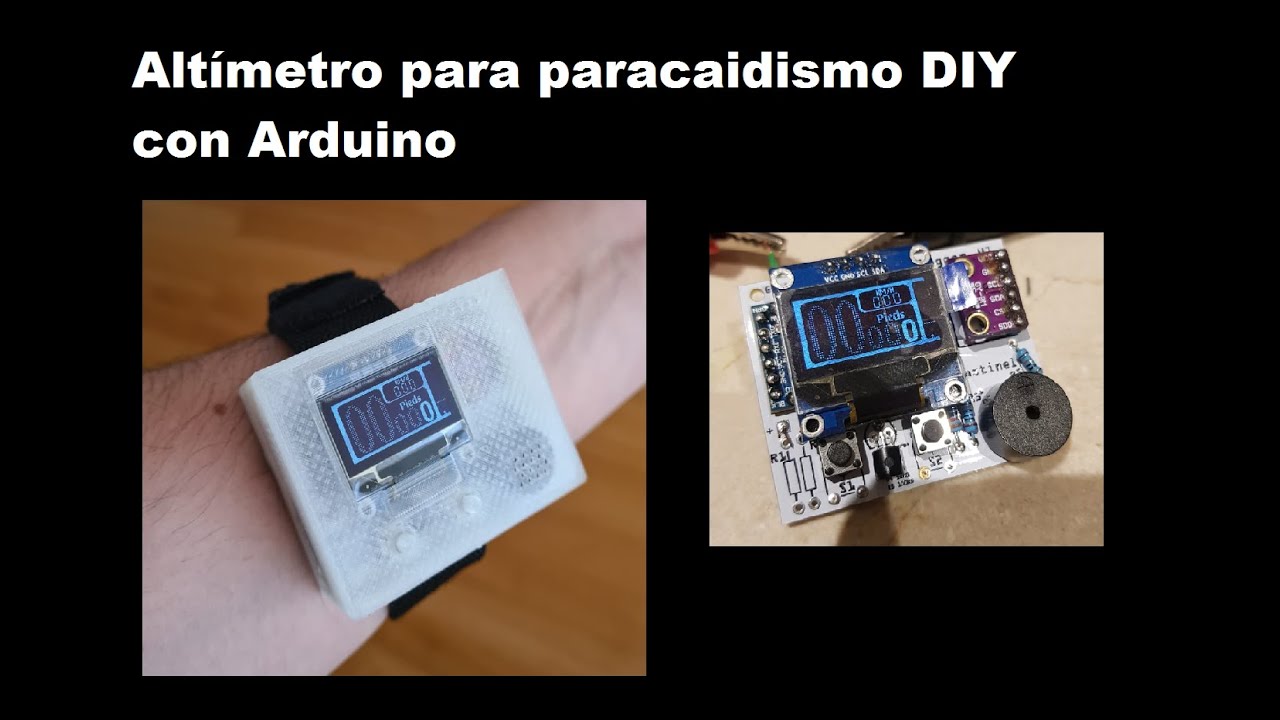 Altímetro para paracaidismo DIY con Arduino ALTILOGGER skydiving altimeter with arduino