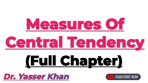 Measures Of Central Tendency | Mean | Median | Mode | Quartile | Decile | Percentile | Statistics