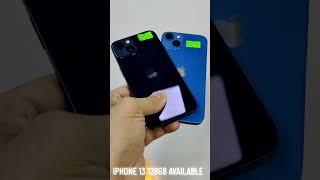 *_iPhone 13 (128GB)_*BLUE 💙 Titanium/ Black Titanium 🔋 *BATTERY HEALTH 80/88%🔋**🔥_**PANJWANI MOBILE*