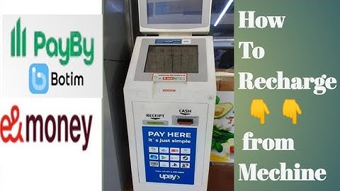 How To Recharge Botim Wallet // Payby Botim & E&Money from Upay Machine #uae #dubai #thapa104