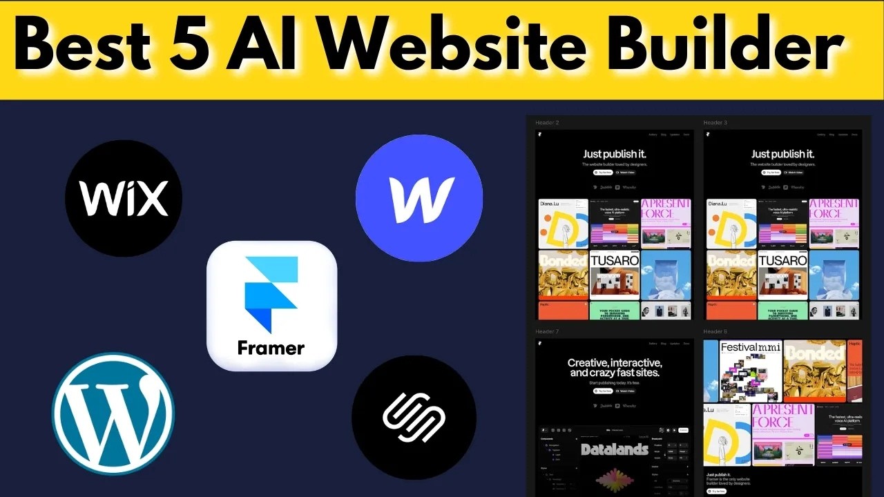 Top 5 AI Website Builders for Beginners | The #1 is Insane - YouTube
