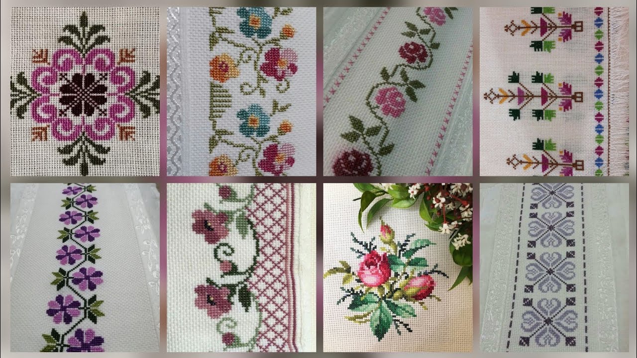#1 Потрясающие и элегантные схемы для вышивки крестом/идеи дизайна вышивки чарсути. Вышивка ручно...