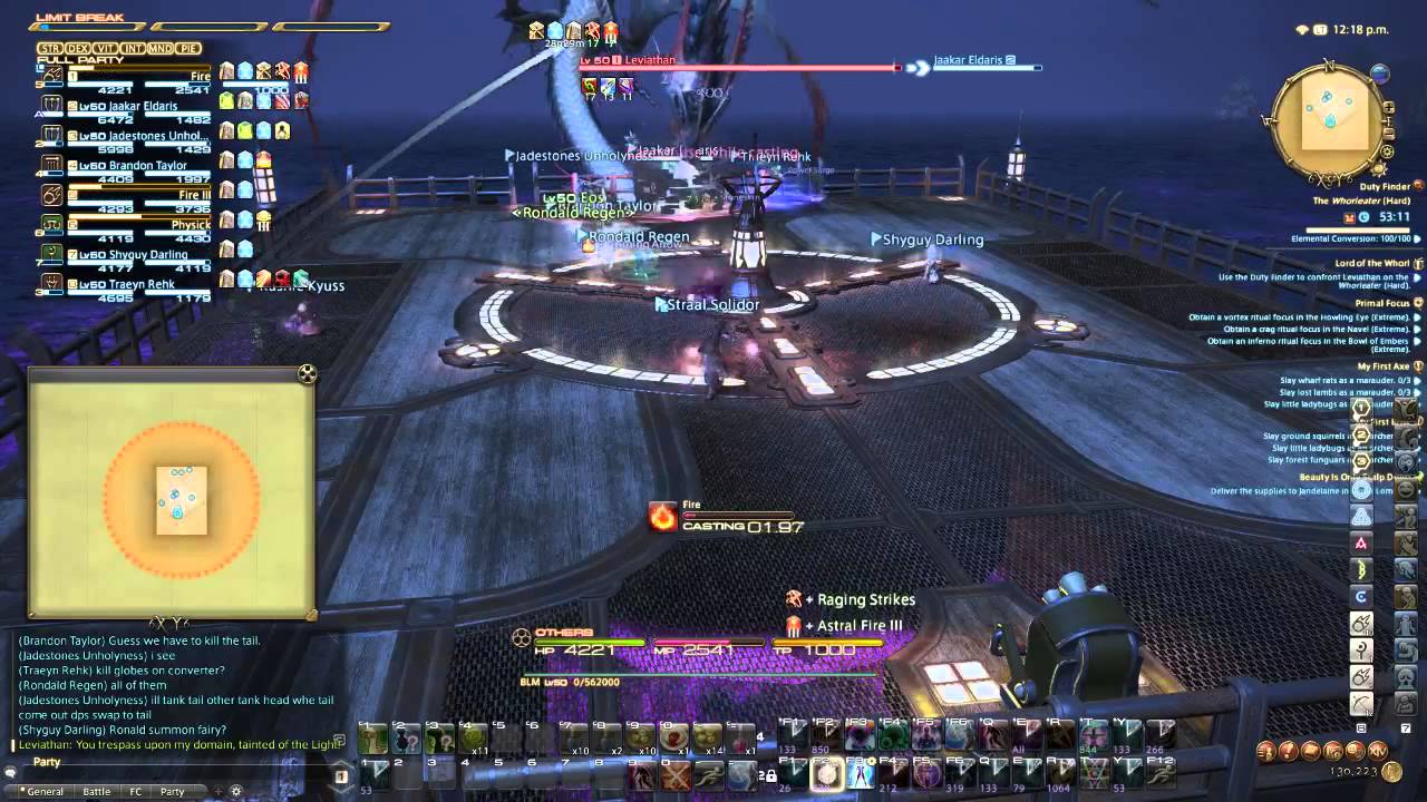 Leviathan (Hard) First Look! - The Whorleater - Final Fantasy XIV ARR - Cactuar Server