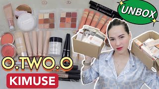 🔥UNBOX🔥 1 NÚI ĐỒ MỸ PHẨM NỘI ĐỊA TRUNG | KIMUSE & O.TWO.O | Son tăm bông, phấn chống nước...v..v