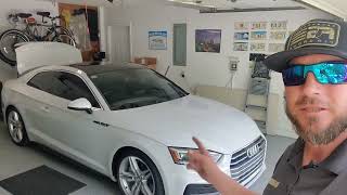 HOW TO CHANGE A AUDI A5 FLAT TIRE