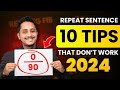 10 Mistakes Score 0/90 - PTE Repeat Sentence 2024 | Skills PTE Academic