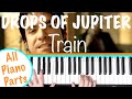 How To Play DROPS OF JUPITER Train Piano Tutorial Chords Accompaniment How To Play DROPS OF JUPITER Train Piano Tutorial Chords Accompaniment