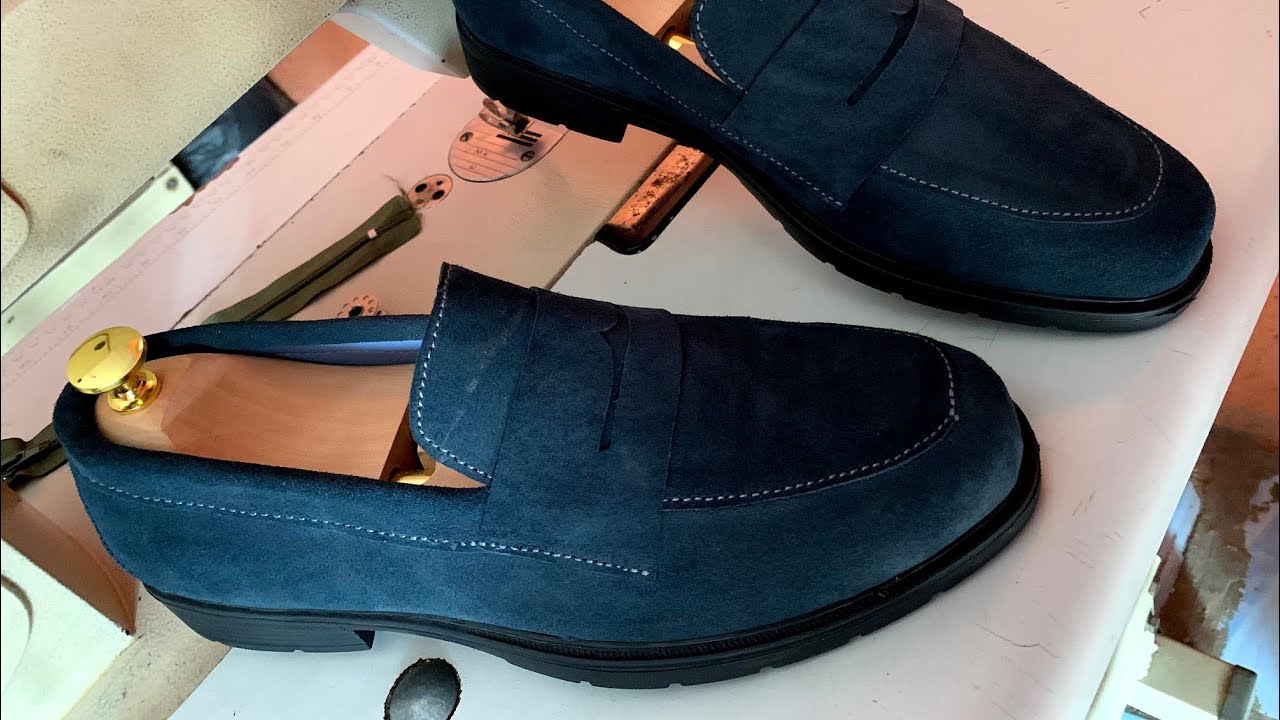 HOW TO MAKE LOAFERS  SHOE:Pattern Cutting And Assembling....