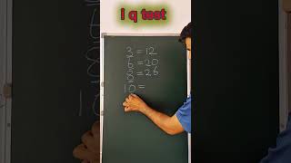 I q test | puzzle maths | maths challenge #education #maths #tricks #mathematics #puzzle #trickshot