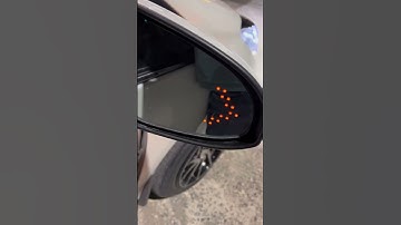 Arrow panel for Rear Wiew mirror indicator Turn Signal Light installed…🟠