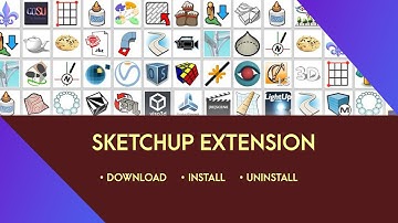 How to Install Sketchup Extensions #Sketchup #extensions #sketchuptutorial