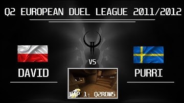 Quake2 EDL #10 Groupstage 2nd match | David vs PURRI - 1st map q2rdm5