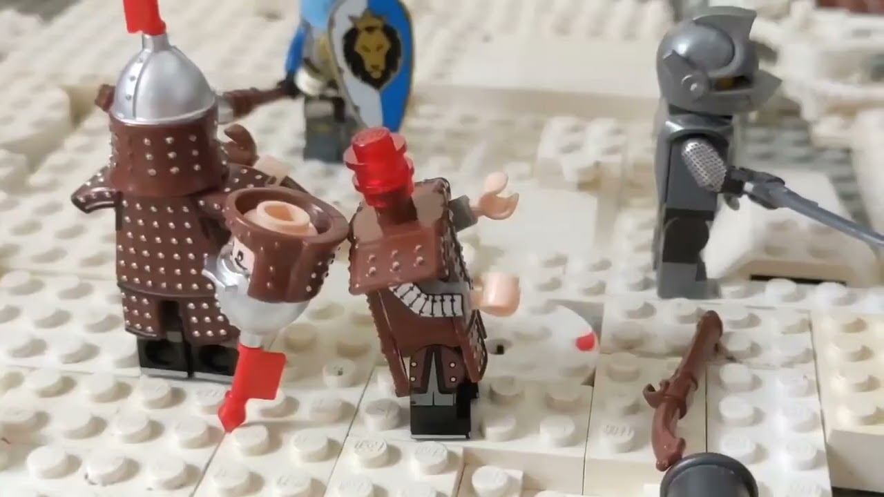 Knight VS Ming Dynasty Soldiers Lego Stop Motion