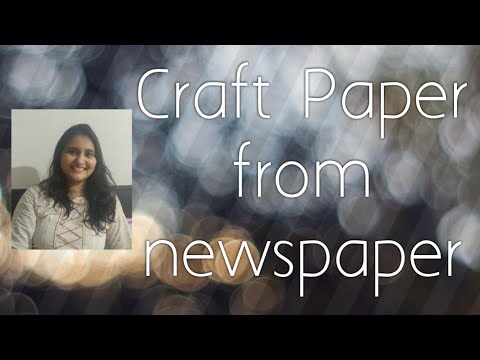 Wie für Handwerks-Papier machen von der Zeitung Grußkarte leicht | Beste aus Abfall