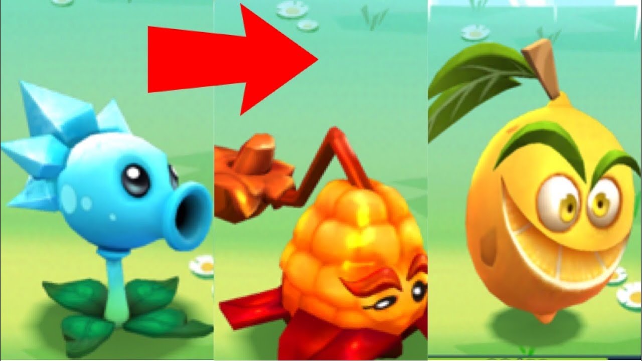 Snow Pea, LemonAid, and caramel Popcorn Experiment Plants VS Zombies 3 YouTube