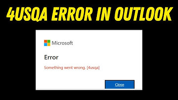 How to Fix ‘4usqa’ Error in Outlook – Quick Solutions!