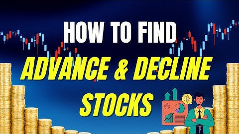 how to check advance and decline in nse?advance and decline in share market|advance decline strategy