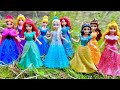 Disney Princess Doll Makeover ~ DIY Miniature Ideas for Barbie - Wig, Dress, Faceup, andMore! DIY