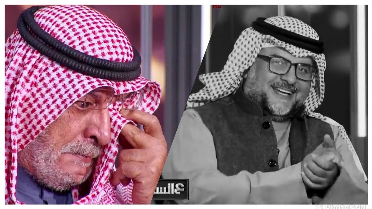 انهيار والد الفنان الراحل مشاري البلام في أول ظهور في برنامج ع السيف