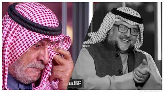 انهيار والد الفنان الراحل مشاري البلام في أول ظهور في برنامج ع السيف
