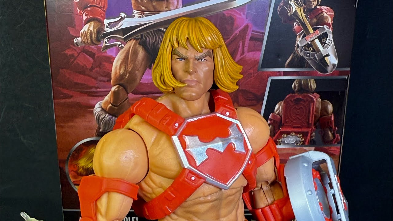 Perfect New Eternia Masterverse Thunder punch Heman head swap, review and comparison to Classics 