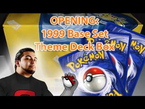 Pokémon TCG: BaseSet Theme Deck Box Opening