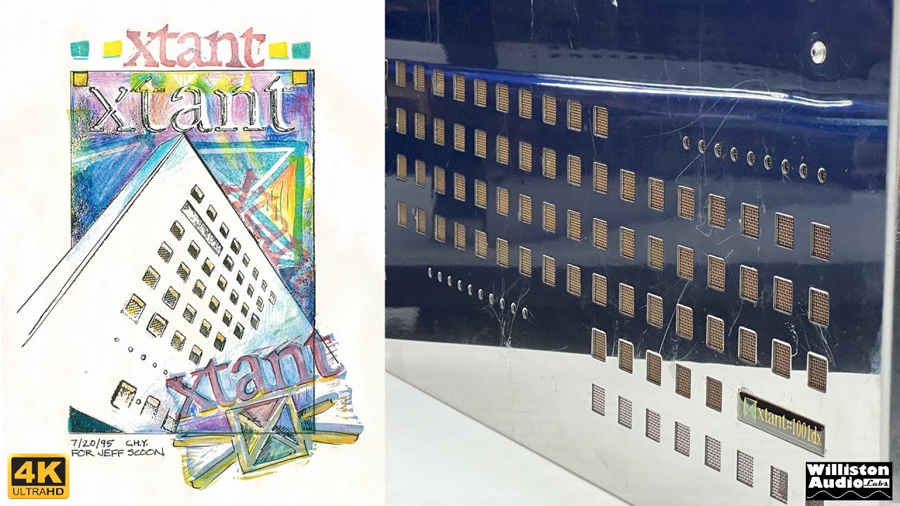 Распаковка, обзор и тест усилителя на динамометре 1998 Xtant 1001dx [4K]