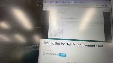 Testing IMU (Inertial Measurement Unit)