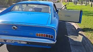 VALIANT CHARGER 1973 XL SUPERBLUE FLOOR SHIFT AUTO HEMI EXCELLENT CONDITION!