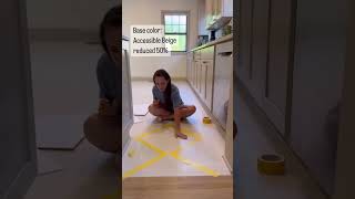 Painted Floors Episode 2: taping off and sealing the pattern (Harlequin)