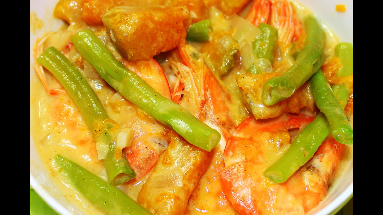 How to Cook Ginataang Kalabasa at Sitaw Recipe - English - YouTube