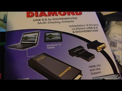 Diamond USB 3.0 to DVI HDMI VGA Multi Display Adapter (Display Link DL-3500) (BVU3500) Review