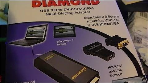 Diamond USB 3.0 to DVI HDMI VGA Multi Display Adapter (Display Link DL-3500) (BVU3500) Review