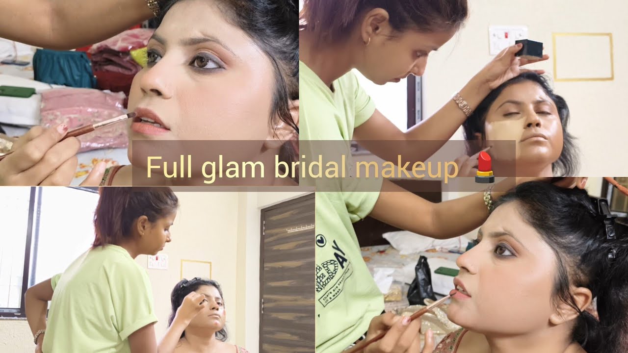 Most beautiful bridal makeup step by step Part -1| Lond lasting bridal makeup |#bridalmakeup#vlogs 