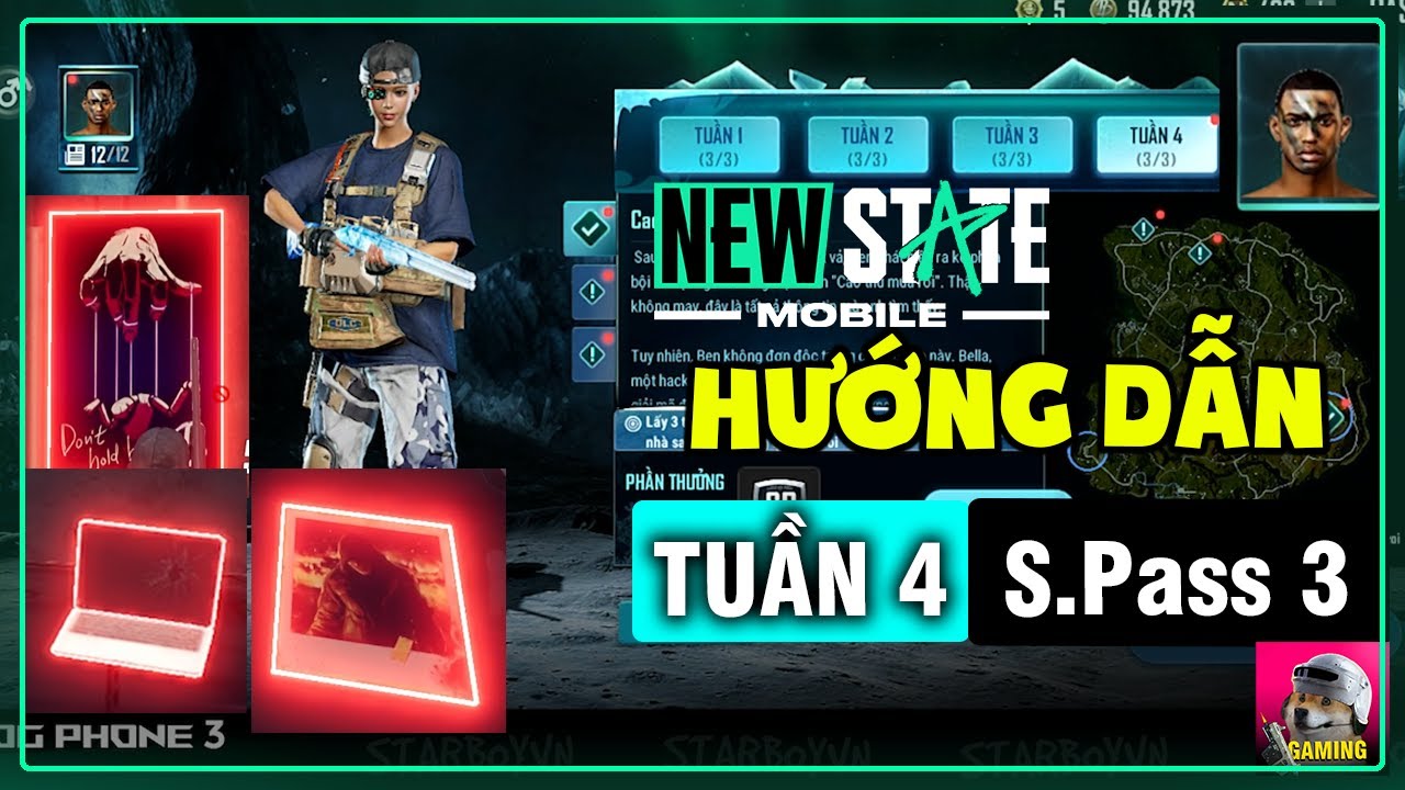 PUBG NEW STATE | Nhiệm vụ Tuần 4 – Survivor Pass Vol.3