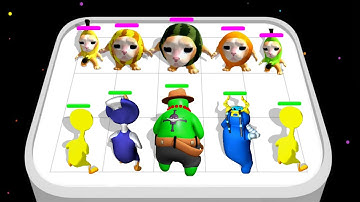 MERGE BANANA CAT RUN MERGE MASTER VS MERGE RAINBOW FRENDS RUN 3D GAMEPLAY