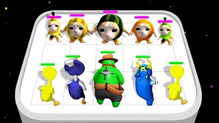 MERGE BANANA CAT RUN MERGE MASTER VS MERGE RAINBOW FRENDS RUN 3D GAMEPLAY screenshot 1